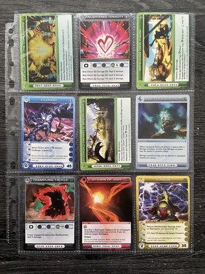 Chaotische Sammelkarten TCG Lot versch. 9 Karten Lot 2007 2008