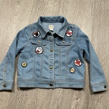 Tutu Couture Disney Minnie Mouse Embroidered Denim Jacket Girls 4T Toddler 4