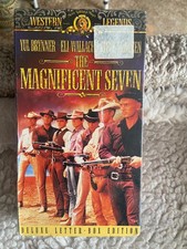 New Sealed VHS Tape The Magnificent Seven Deluxe Letter Box Edition Western