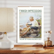 2027 Pekka Halonen Wall Calendar Finnish Nordic Landscape Art Gift, 11x16.5"