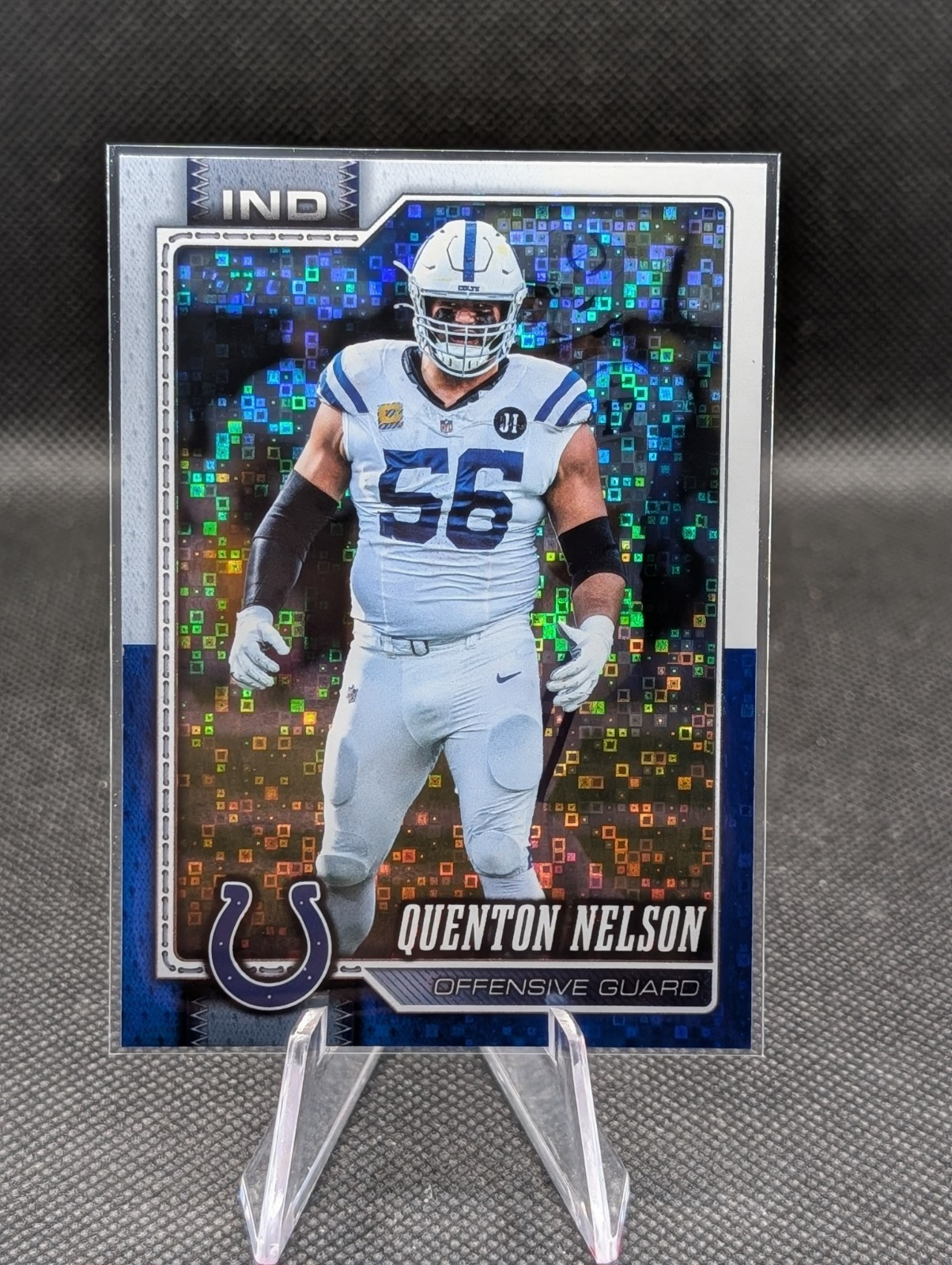 2026 Topps - Quenton Nelson #84 White & Blue (Color Match)