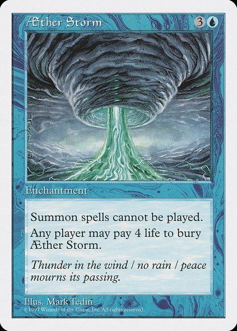 MTG Aether Storm 5ED English NM
