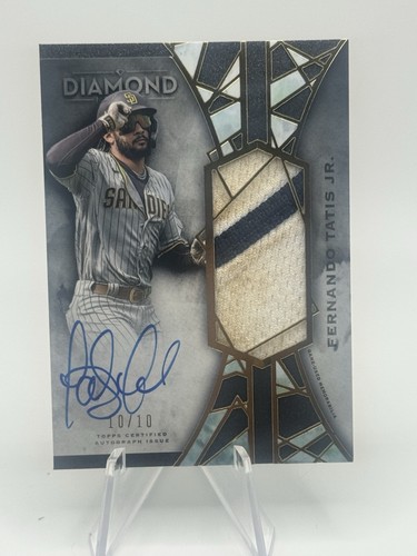 Topps 2022 Diamond Icons Fernando Tatis Jr. AJP-FTJ #10/10 Jersey Patch Auto