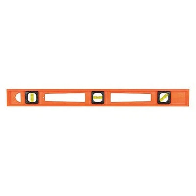 USA Johnson Level & Tool 7724-O Level, Plastic,24''Length    3 Vials, Orange.