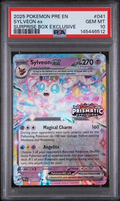 Sylveon ex #41 (Prismatic Evolutions (2025))
