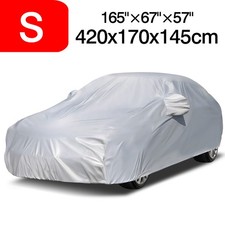 Small Car Cover Waterproof Outdoor Rain Snow Dust Resistant Protection for Sedan