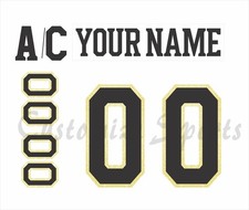 Boston Bruins Customized Number Kit For Centennial 2023-2024 Away Jersey