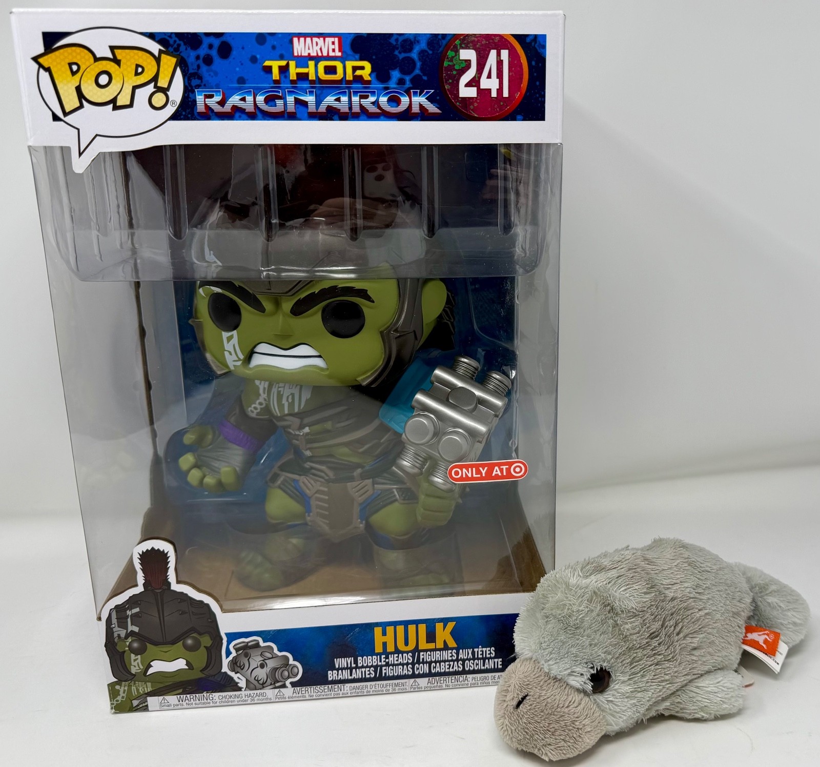 Funko Pop! 241 Vinyl Jumbo 10 in Marvel Hulk Gladiator Target Exclusive