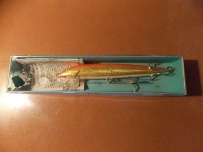 Vintage Original Rapala Wobber 13GFR MAG W/Box & Insert NEVER USED Finland 11/26