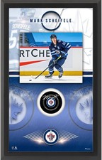 Mark Scheifele Winnipeg Jets Frmd Signed Shadowbox with Official Game Puck