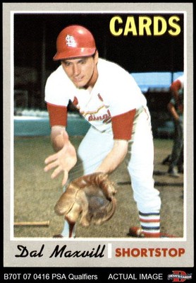 1970 Topps #503 Dal Maxvill Cardinals 8 - NM/MT
