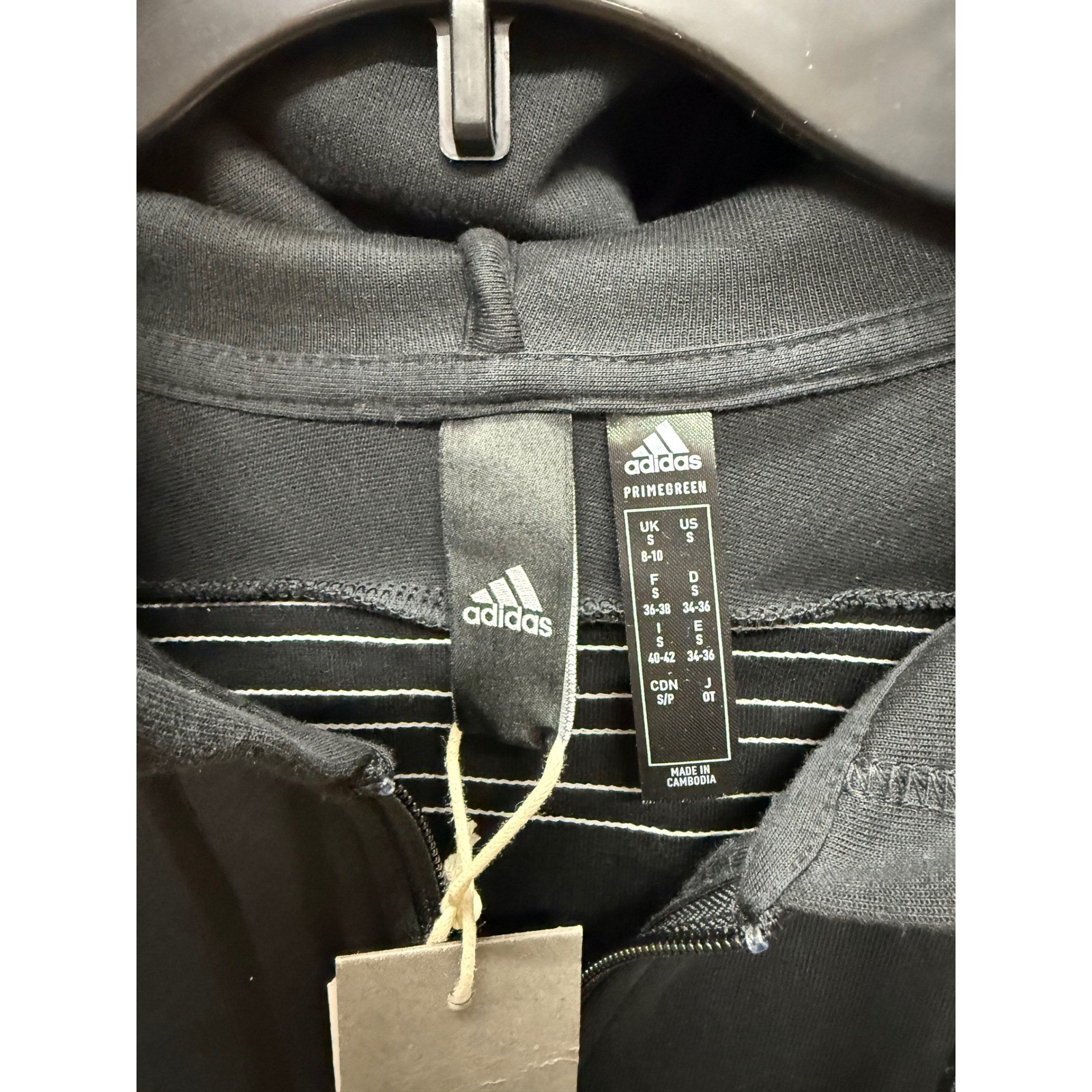 Adidas Women's Sportswear Track Jacket, Small, Black thumbnail 4
