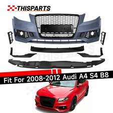For Audi A4 S4 B8 2008-2012 To B9 Rs4 Style Complete Front Bumper Grille Kit For Audi A4 S4 B8 2008-2012 To B9 Rs4 Style Complete Front Bumper Grille Kit
