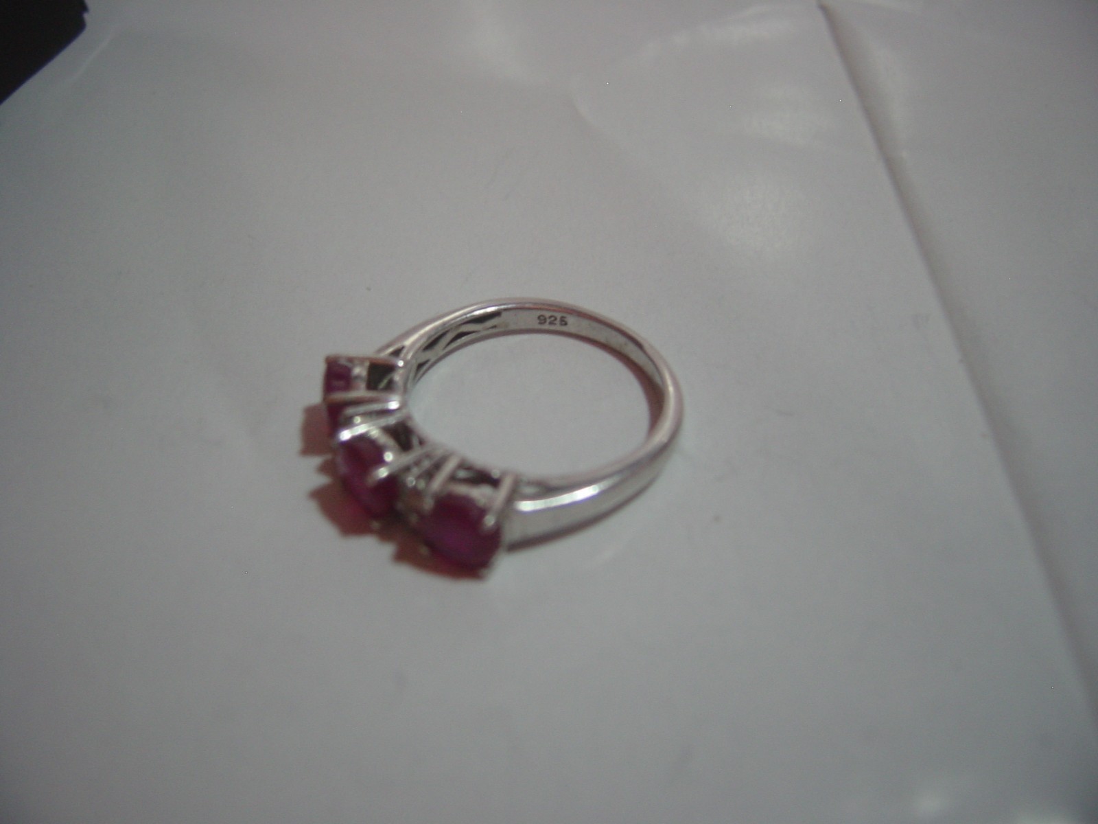 beautiful Solid Silver Ring-natural superb myanma… - image 4