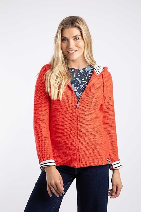 Weird Fish Chicoa Full Zip Hooded Classic Macaroni Jacket image 3