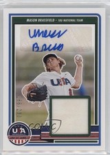 2023 USA Baseball Stars & Stripes Signature Materials Mason Brassfield Auto 1k5