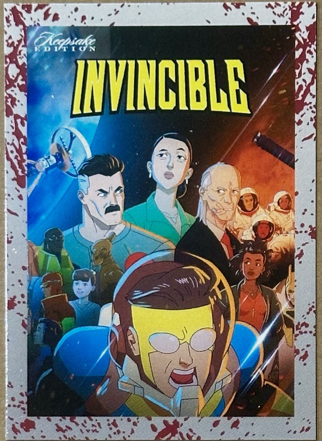 2025 SDCC EXCLUSIVE INVINCIBLE BLOOD SPLATTER CARD #235 LE 100