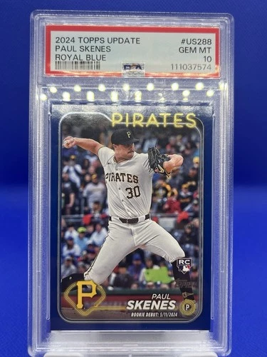 2024 Topps Update Series - Paul Skenes #US100 Royal Blue (RC) PSA 10