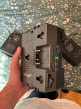 Anton Bauer Logic Series Twin Dual Simultaneous Battery Charger Gold Mount