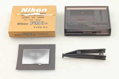 [Top MINT in Box] Nikon Focusing Screen Type E3 for FM3A Genuine From JAPAN