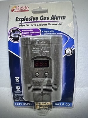 Kidde KN-COEG-3 Explosive Gas Alarm Carbon Monoxide Alarm Detector with Battery