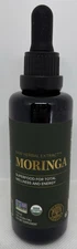 Global Healing Organic Moringa Liquid Supplement - Non-GMO, Vegan Friendly - 2oz