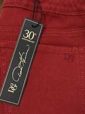 DG2 by Diane Gilman Starlight Denim Straight-leg Jean Cranberry