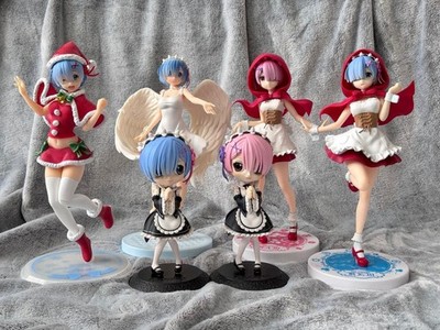Re:Zero Rem Ram Figure Set 6 Lot
