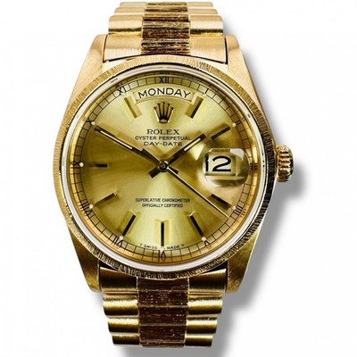Rolex Day-Date 18078 Bark President Bracelet | eBay