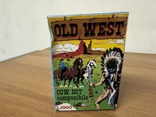 Soldatini indiano cow-boy componibile e figurine e adesivi anni 70 da collezione