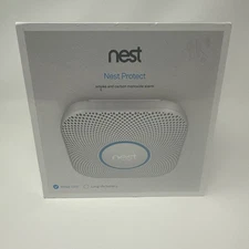 Google Nest Protect Carbon Monoxide Smoke Detector Wired Sealed in Box