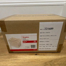 Staples 3-Tab 1/3-Cut Letter Size Manila File Folders 250 Count ST56673