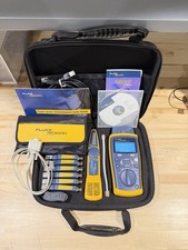 FLUKE NETWORKS CABLE IQ QUALIFICATION TESTER KIT TESTED SHIPS FAST