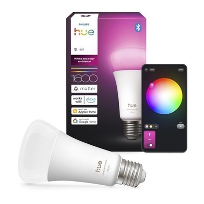 Philips Hue LED-Lampe ''White & Color Ambiance'', E27, A67, 1600 #15526159