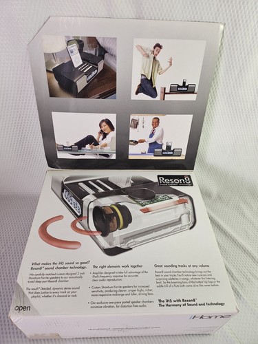 iHome iH5 iHome Dock System for iPod - Black NOB - Picture 3 of 15