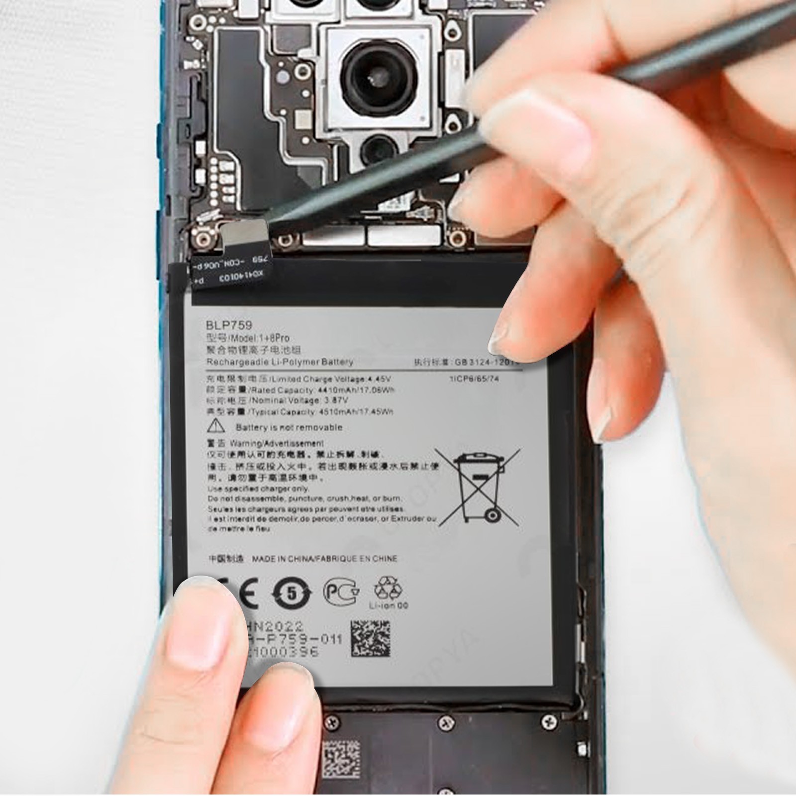 Batterie de rechange OnePlus 8 Pro idéale pour restaurer l'autonomie