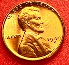 1949-D Lincoln Wheat Cent Penny GEM RD BU From an Original Bank Roll