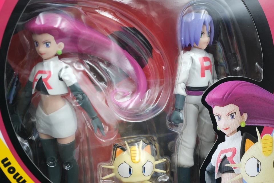 РЕДКАЯ Bandai SH Figuarts Pokemon Team Rocket Meowth Джеймс Джесси Продавец из США - Изображение 3 из 4