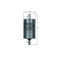 Kraftstofffilter FüR Fiat Panda 141 0.9 1.1 92 Bis 04 Mahle 156728 Neu