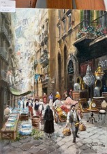 Francesco Tammaro – Nel cuore di Napoli – Quadro originale 30x40 cm