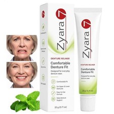Zyara Denture Adhesive, Zyara for Dentures, Denture Hold,Long Lasting 1/2/3PACK