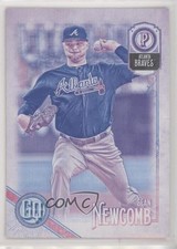 2018 Topps Gypsy Queen Missing Black Plate Sean Newcomb #221 h6c