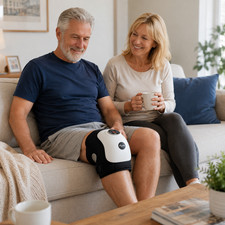 Wireless Knee Massager with Heat and Air Compression for Pain Relief