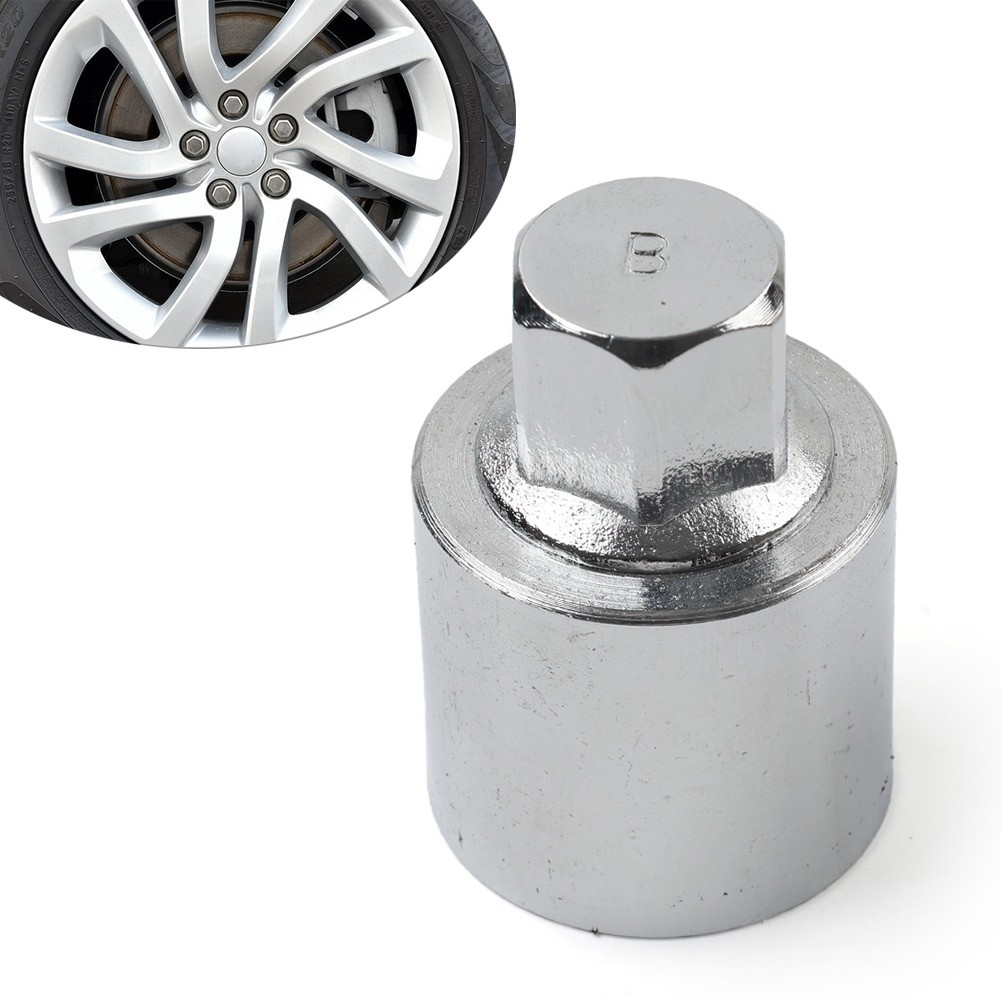 1X Locking Wheel Nut Key Anti-theft Screw Key Tool For Land Rover Freelander