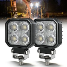 2x 4" Pods 12/24v Led Spot light Work Lights Lamp for tractor recovery truck van