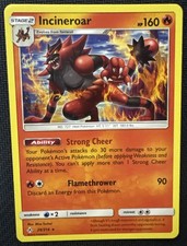 2019 Pokemon Sun & Moon Unbroken Bonds Incineroar #29/214