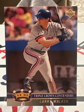 Larry Walker 1993 Upper Deck Triple Crown Contenders TC10! 2 Card Min! Read Desc