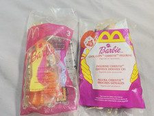 2 MCDONALDS BARBIE TOYS SEALED 3 6 2580