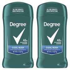 Degree Men Original Antiperspirant Deodorant Cool Rush Twin Pack 2.7 oz