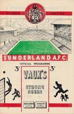 SUNDERLAND v Wolves 1951/1952 - Football Programme
